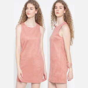 Forever21 Dusty Pink Solid Shift Dress